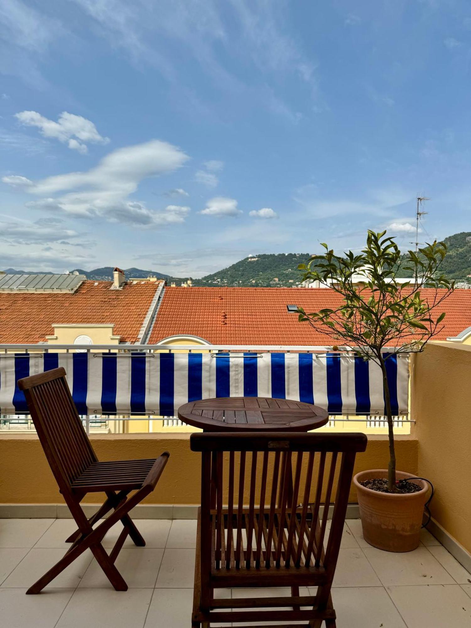 Dernier Etage, Vue Panoramique Colline Du Chateau! Nizza